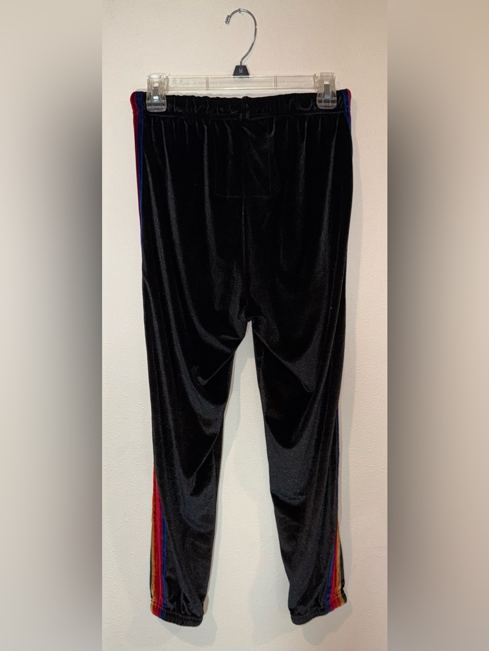 AVIATOR NATION Classic Velvet Sweatsuit Matching Set in Black Size Medium - Picture 8 of 14
